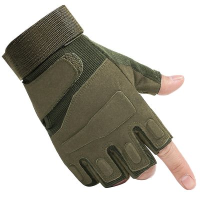 CHIMUYU Fingerless Tactical Glove Half Finger Airsoft Shooting Gloves for Men Women, Motorcycle Bike Cycling Driving Hunting Hiking Riding Outdoor Sport Gloves