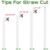 10 Hydroflask Straw Replacement Hydro Flask Straw Replacement Straw for Hydroflask 32 oz 40 oz 64 oz (10 Hydroflask Straws) view 3