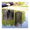 AOKLEY Fish Baskets Circular Dense Eye Portable Fish Guard, Quick Drying Fishing Net Bag, Simple Folding Bundle Mouth Fishing Basket Easy to Use Fishing Protection view 1