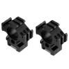 FOCUHUNTER High Profile 30mm Scope Ring Adapter with 1" Reducer Spacer Shims, Fit 30mm/1" Scope Tube, 20mm Picatinny Rail Base, Built-in Triple 2-Slot Picatinny Rail for Flashlight, Red Dot Sight view 3