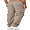 AIFARLD Men's Cargo Pants with Pockets Cotton Hiking Sweatpants Casual Athletic Jogger Sports Outdoor Trousers Relaxed Fit view 4