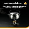 camping moon Stabilizer for Gas Lanterns, Anti-Tipping, Foldable, Stainless Steel TC-ST view 3