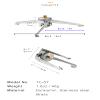 camping moon Stabilizer for Gas Lanterns, Anti-Tipping, Foldable, Stainless Steel TC-ST view 4