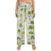 Ysidec Funny Frogs Green Women Lounge Pants Comfy Pajama Bottom Drawstring Sleepwear Long Pajamas Pants 2XL view 4