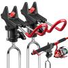 ReeMoo 2Pack Fishing Rod Holders - Bank & Ground Fishing Pole Holders, 360 Adjustable Universal Stand, Relax Your Hands view 1