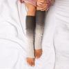 YOLAI Women Gradient Color Knee-High Socks Knit Stacked Socks Fall and Winter Warm Leg Warmers Stockings (Coffee, One Size) view 2
