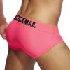 JOCKMAIL Mens Mesh Boxers Briefs Ice Silk Sexy Men Sports Mesh Breathable Brief Men's Athletic Shorts Underwear (XL, 382Rose) view 3