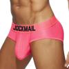 JOCKMAIL Mens Mesh Boxers Briefs Ice Silk Sexy Men Sports Mesh Breathable Brief Men's Athletic Shorts Underwear (XL, 382Rose) view 4