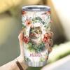 Hyturtle Personalized Cat Tumbler Cup Gifts For Women - Birthday Christmas Gifts For Cat Lovers - Cat Gifts - Animal Lover Gifts - Custom Name 20oz Insulated Stainless Steel Travel Tumbler view 3