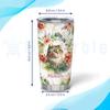 Hyturtle Personalized Cat Tumbler Cup Gifts For Women - Birthday Christmas Gifts For Cat Lovers - Cat Gifts - Animal Lover Gifts - Custom Name 20oz Insulated Stainless Steel Travel Tumbler view 4