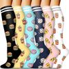 Bluemaple Compression Socks for Women & Men Circulation (6 Pairs) 15-20 mmHg is Best Support for Athletic Running Cycling view 1