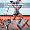 Bluemaple Compression Socks for Women & Men Circulation (6 Pairs) 15-20 mmHg is Best Support for Athletic Running Cycling view 4