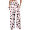 Ysidec Red Merry Christmas Gnomes Women Lounge Pants Comfy Pajama Bottom Drawstring Sleepwear Long Pajamas Pants 2XL view 3