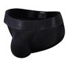 JOCKMAIL Mens Mesh Boxers Briefs Ice Silk Sexy Men Sports Mesh Breathable Brief Men's Athletic Shorts Underwear (L, 387Black) view 1
