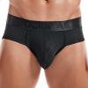 JOCKMAIL Mens Mesh Boxers Briefs Ice Silk Sexy Men Sports Mesh Breathable Brief Men's Athletic Shorts Underwear (L, 387Black) view 3
