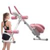 RIEJIN Height Adjustable Ab Trainer Abdominal Whole Body Workout Machine Waist Cruncher Core Toner, Leg, Thighs, Buttocks Shaper with LCD Monitor view 1