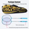 ALPSPORT ALP-188 Air 10U G5 Super Light Professional Full Carbon Fiber Badminton Rackets Set of 2, Graphite Padel Badminton Racquets for Outdoor Backyard Sports Including 1 Carrying Bag (Blue) view 2