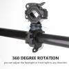 BESPORTBLE 1 Set Bike Light Stand Bike Torch Holder Bike Torch Bracket Mounting Bracket Flashlight Mounting Rack 360 Rotatable Flashlight Holder Rotation Flashlight Holder Mountain Bike Iron view 2