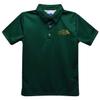 Vive La Fete North Dakota State University Polo Shirts for Boys 100% Polyester - Embroidered Green Short Sleeve Polo Boys Shirt view 1