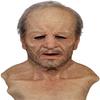 Demasko Halloween Realistic Old Man Wrinkle Full Head Mask Halloween Masquerade Party Props (E) view 1