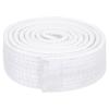 PATIKIL Taekwondo Colored Ranking Belt 1.5" x5.2Ft 1.6m, Polyester Martial Arts Judo Karate Belt for Coach Teaching Practice, White view 1