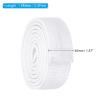 PATIKIL Taekwondo Colored Ranking Belt 1.5" x5.2Ft 1.6m, Polyester Martial Arts Judo Karate Belt for Coach Teaching Practice, White view 2