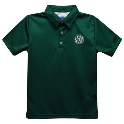 Vive La Fete Northwest Missouri State University Polo Shirts for Boys 100% Polyester - Embroidered Green Short Sleeve Polo Boys Shirt
