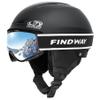 Findway Ski Helmet and Goggles Set, Snowboard Helmet with Goggles [100% UV Protection] Safety Durable ABS Shell & Protective EPS Foam Inner Shell, Snow Sports Helmet and Glasses for Men Women Youth view 1