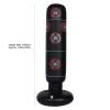 QANYEGN 160CM Pching Bag, Inflatable Boxing Post, PVC Pch Sandbag for Training Exercising Fitness Tool Black view 2