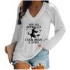 Why Yes I Can Drive A Stick Shirt Why Yes Actually I Can Drive A Stick Long Sleeve Halloween Hoodies for Women Halloween Sweatshirts for Women Yes I Can Drive A Stick White view 1