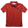 Arkansas State University Polo Shirts for Boys 100% Polyester - Embroidered Red Short Sleeve Polo Boys Shirt view 1