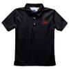 Vive La Fete California State University Northridge Polo Shirts for Boys 100% Polyester - Embroidered Black Short Sleeve Polo Boys Shirt view 1