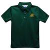 Vive La Fete Northern Michigan University Polo Shirts for Boys 100% Polyester - Embroidered Green Short Sleeve Polo Boys Shirt view 1