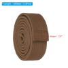 PATIKIL Judo Colored Ranking Belt 1.5" x5.9Ft 1.8m, Polyester Martial Arts Judo Karate Belt for Coach Teaching Practice, Brown view 2