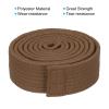 PATIKIL Judo Colored Ranking Belt 1.5" x5.9Ft 1.8m, Polyester Martial Arts Judo Karate Belt for Coach Teaching Practice, Brown view 3