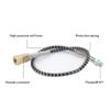 TUXING High Pressure Spring Filling Stations Refill Hose,with 8mm Quick Connector, M10*1 Female Connector Spring Hose for PCP/Automatic Hand Pump High Pressure Air Pump and for Compressor view 2