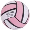 JSNING Pink Volleyball,Soft Touch,Volley lite for Outdoor Indoor Beach Game,Official Size 5,Classical Minimalist Design view 1