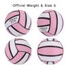 JSNING Pink Volleyball,Soft Touch,Volley lite for Outdoor Indoor Beach Game,Official Size 5,Classical Minimalist Design view 2
