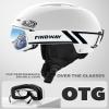Findway Ski Helmet Set, Snowboard Helmet with Goggles for Adults [Shockproof] Safety Durable ABS Shell and Protective EPS Foam Inner Shell, Snow Sports Helmet and Glasses for Men Women Youth view 4