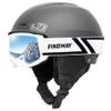 Findway Ski Helmet Set, Snowboard Helmet with Goggles for Adults [Shockproof] Safety Durable ABS Shell and Protective EPS Foam Inner Shell, Snow Sports Helmet and Glasses for Men Women Youth view 1
