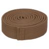 PATIKIL Judo Colored Ranking Belt 1.5" x8.5Ft 2.6m, Polyester Martial Arts Judo Karate Belt for Coach Teaching Practice, Brown view 1