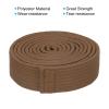 PATIKIL Judo Colored Ranking Belt 1.5" x8.5Ft 2.6m, Polyester Martial Arts Judo Karate Belt for Coach Teaching Practice, Brown view 3