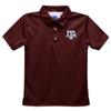 Vive La Fete Texas Am Aggies Polo Shirts for Boys 100% Polyester - Embroidered Maroon Short Sleeve Polo Boys Shirt view 1