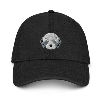 Aussiedoodle hat, Embroidered Unisex Denim hat, Aussie hat, Aussiedoodle Gifts, Dog mom Dog dad.
