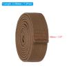 PATIKIL Judo Colored Ranking Belt 1.5" x7.2Ft 2.2m, Polyester Martial Arts Judo Karate Belt for Coach Teaching Practice, Brown view 2