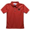 Miami University Polo Shirts for Boys 100% Polyester - Embroidered Red Short Sleeve Polo Boys Shirt view 1