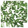 NORAZE Alloy Spoke Nipples 14G Aluminum Nipple 12/14/16mm Length for Road Or MTB Bike Wheels 100pcs (Size : Blue 14mm) view 4
