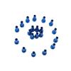 NORAZE Ultralight 0.5g/PC Bicycle Spoke Blue Nipples14G Gauge 2.0 14mm HighStrength Aluminum Alloy Round Head MTB Road Bike (Color : Blue, Size : 80PCS_14MM) view 2