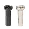 NORAZE 50PCS Brass Spoke Nipple 14G 13G 12G Mountain Road Bicycles Wheel E-Bike Scooter Bike Spoke Cap Brass Bike Part (Size : 14G Silver 16mm) view 2