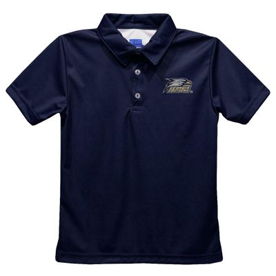 Vive La Fete Georgia Southern University Polo Shirts for Boys 100% Polyester - Embroidered Navy Short Sleeve Polo Boys Shirt